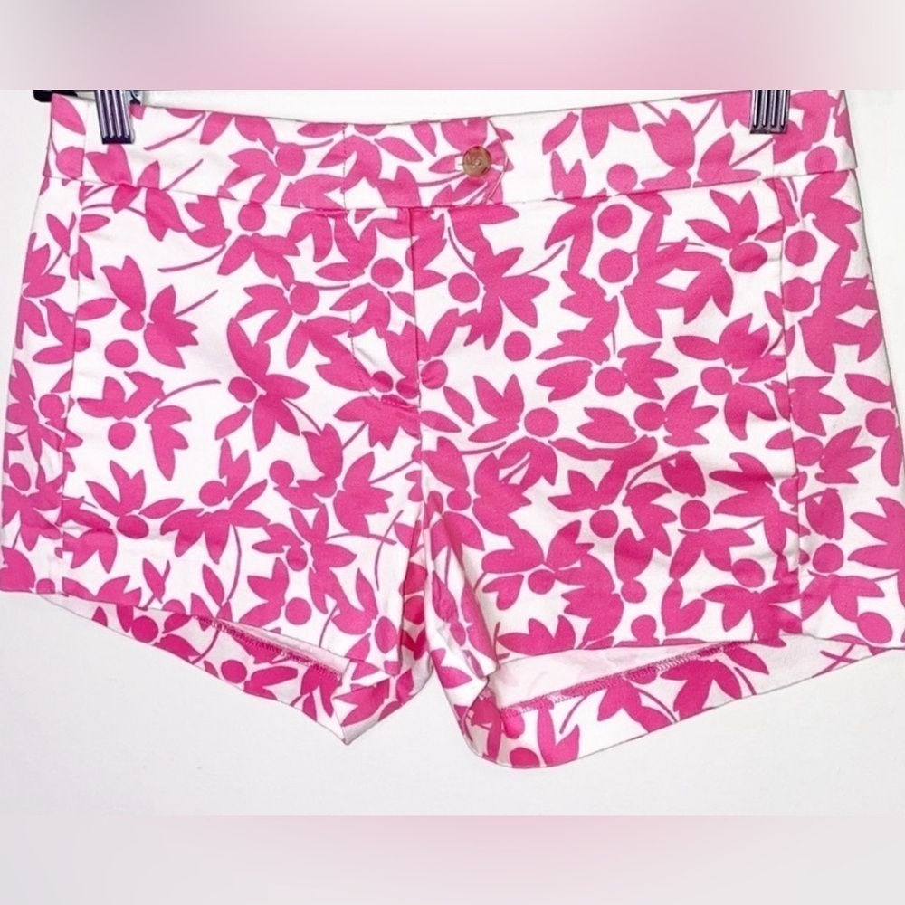 J. Crew Women Chino Shorts
Floral Zip Cotton Pink Size 10
Cotton Blend Stretch
